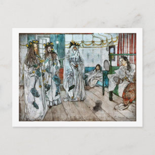 Carte Postale Jour du nom pour Karin 1899