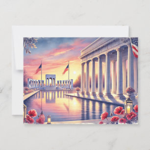 Carte Postale Jour du Souvenir, États-Unis
