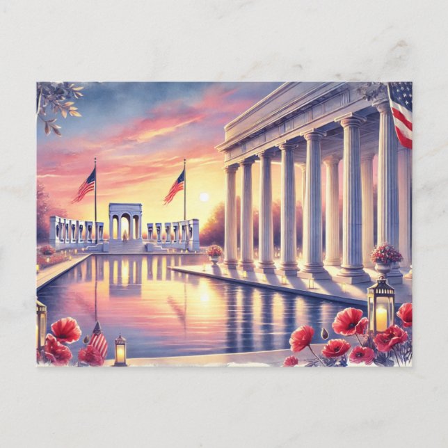 Carte Postale Jour du Souvenir, États-Unis (Devant)