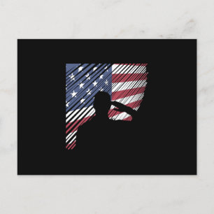 Carte Postale Jour du Souvenir Jour des Vétérans Drapeau américa