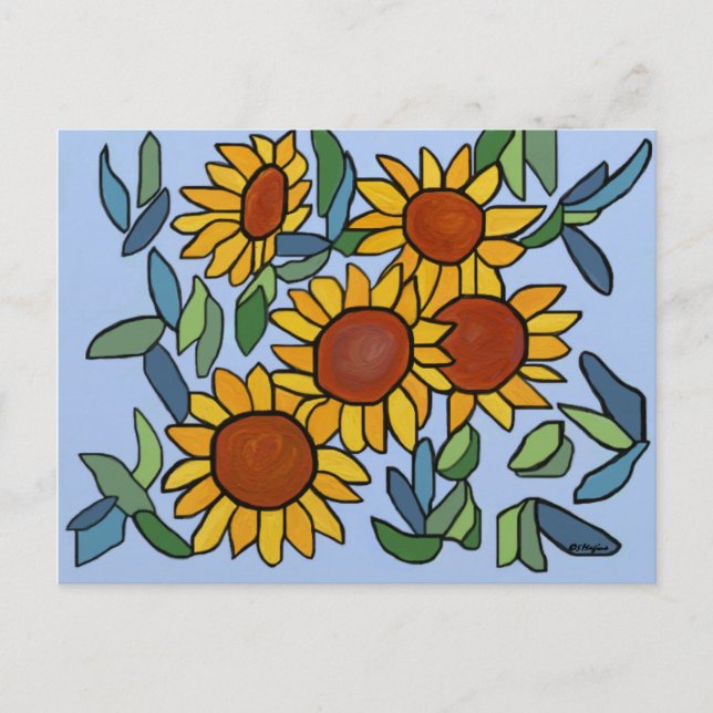 Carte Postale Jour du tournesol (Devant)