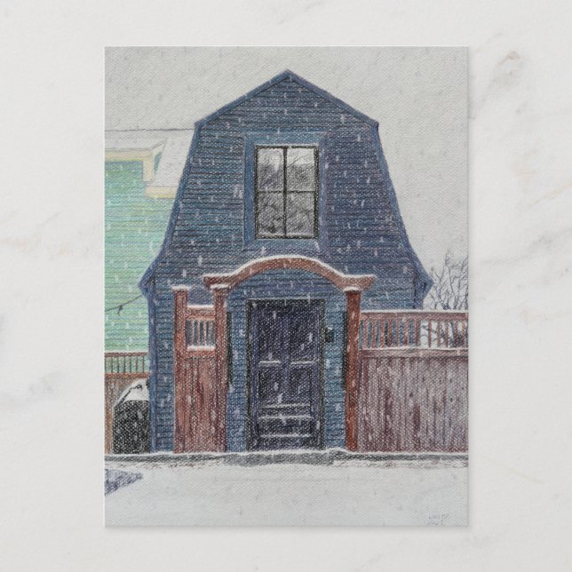 Carte Postale Jour enneigé (Devant)