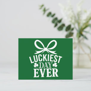 Carte Postale Jour le plus chanceux St Patricks Day Irlandais Ch