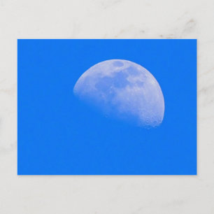 Carte Postale Jour Lune sur la journée de printemps
