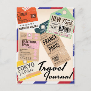 Carte Postale Journal de voyage