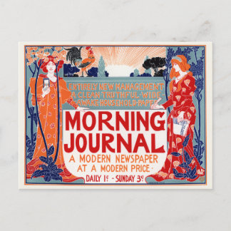 Carte Postale Journal du matin - Louis Rhead
