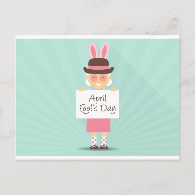 Carte Postale journée des fous d'avril (Devant)