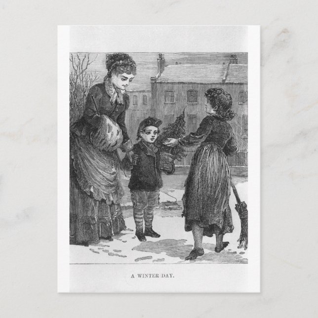 Carte Postale Journée d'hiver (Devant)