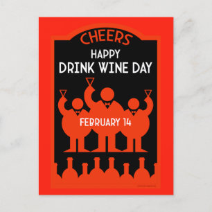 Carte Postale Journée du vin
