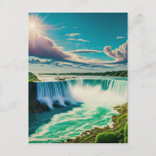 Carte Postale Journée ensoleillée à Niagara Falls