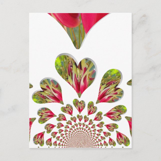 Carte Postale Journée humanitaire des cœurs charmants Le Monde a (Devant)