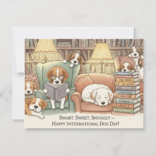 Carte Postale Journée internationale Amoureux des chiens du chie