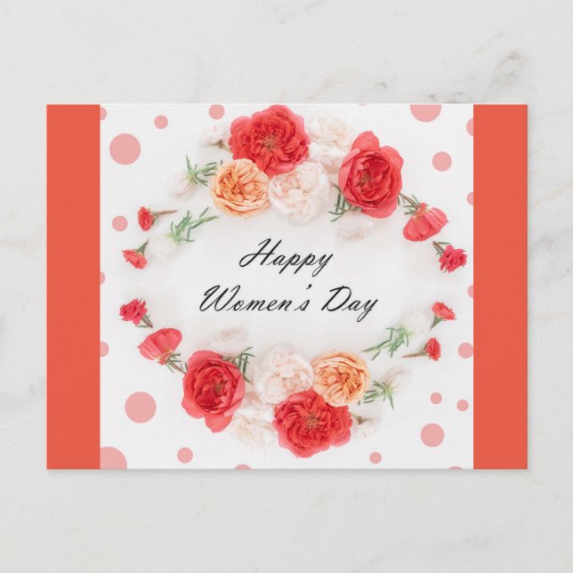 Carte Postale journée internationale de la femme (Devant)