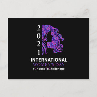 Carte Postale Journée internationale de la femme 2021 Choisissez