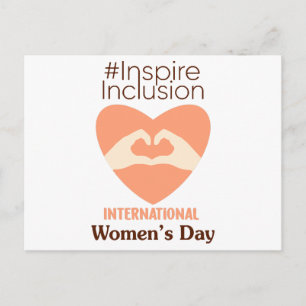 Carte Postale Journée internationale des femmes 2024 Inspirer l'
