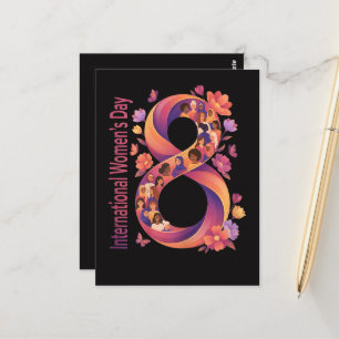 Carte Postale Journée internationale des femmes 8 mars