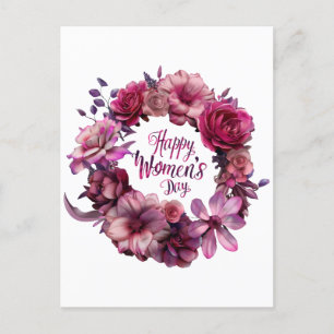 Carte Postale Journée internationale des femmes florales 2025