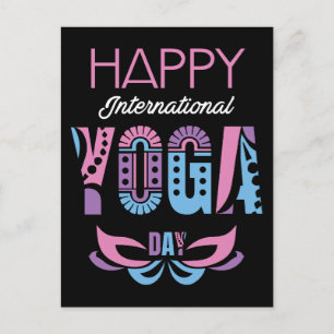 Carte Postale Journée internationale du yoga