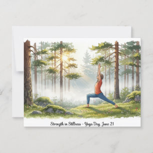 Carte Postale Journée internationale du yoga