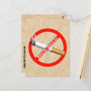 Carte Postale Journée mondiale du tabac