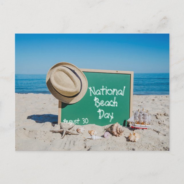 Carte Postale Journée nationale de la plage (Devant)
