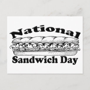 Carte Postale Journée nationale des sandwichs