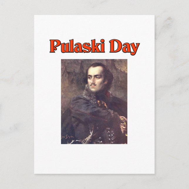 Carte Postale Journée Pulaski (Devant)