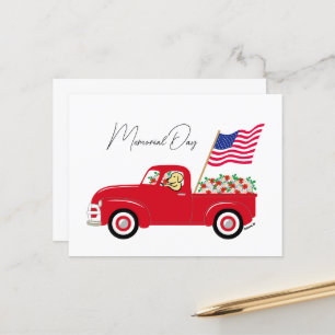 Carte Postale JournéemémorialedunLabradorRougetcamion