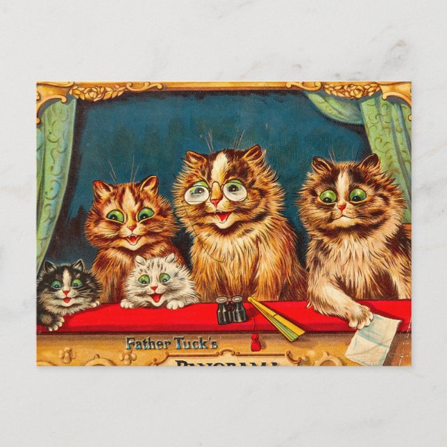 Carte Postale Jours en Catalogne avec Louis Wain par Louis Wain (Devant)