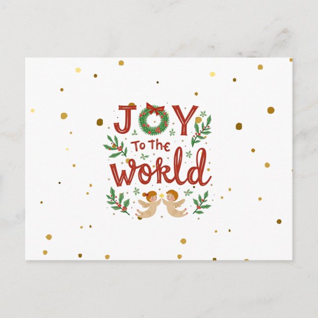 Carte Postale Joy To The World Christmas (Devant)