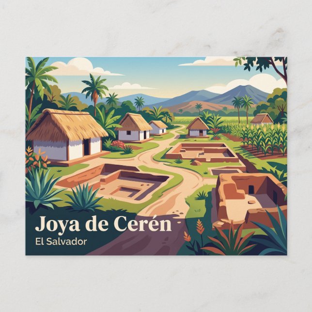 Carte Postale Joya de Cerén El Salvador (Devant)