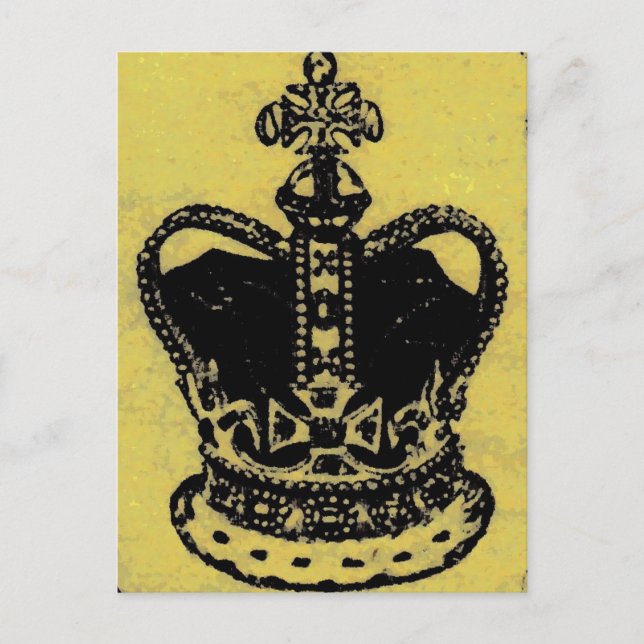Carte Postale joyaux de couronne vieilles (Devant)