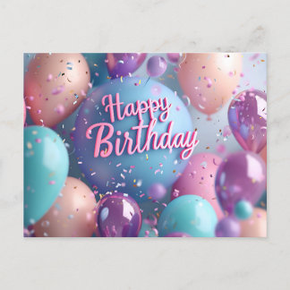 Carte postale Joyeuse Anniversaire