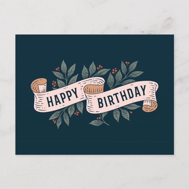 Carte postale Joyeuse Anniversaire (Happy Birthday Postcard!)