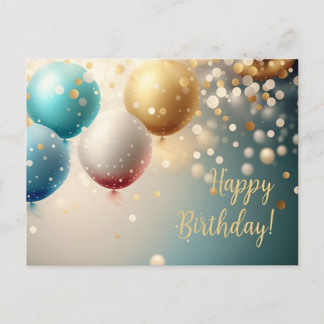 Carte postale Joyeuse Anniversaire (Devant)