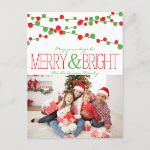 Carte postale Joyeuse Bright