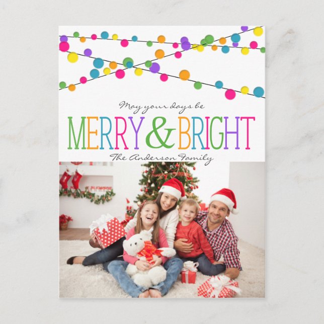Carte postale Joyeuse Bright (Devant)