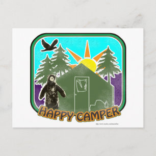 Carte Postale Joyeuse couleur de camper