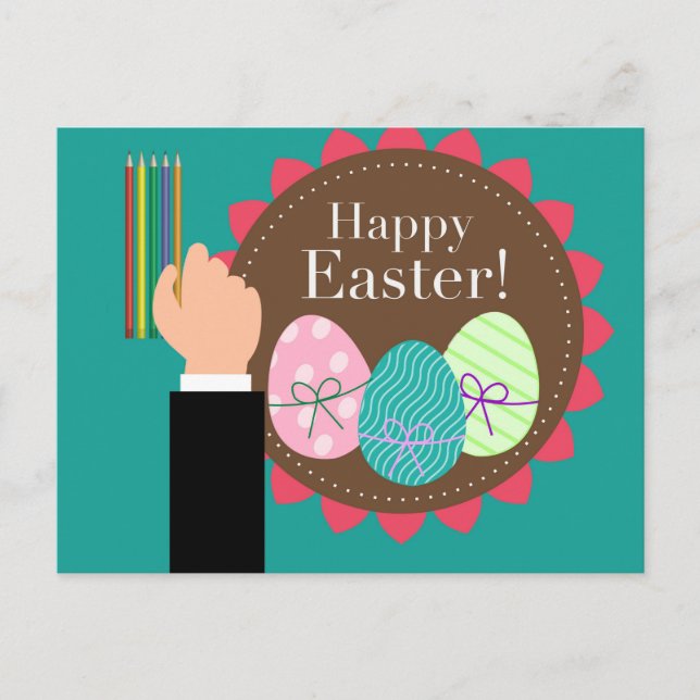 Carte postale Joyeuse de Pâques (Devant)