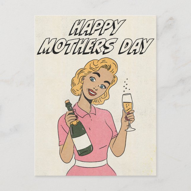 Carte Postale Joyeuse fête des Mères (Devant)