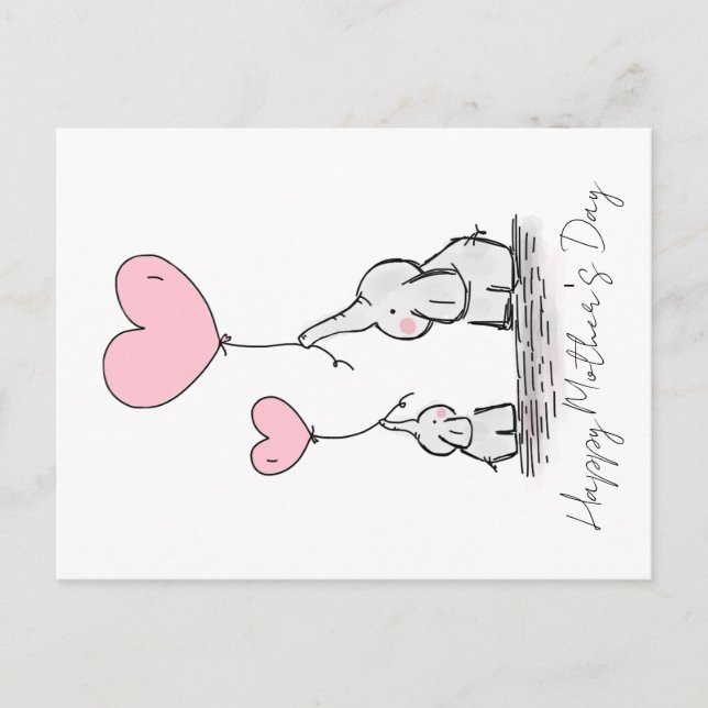 Carte Postale Joyeuse fête des Mères (Devant)