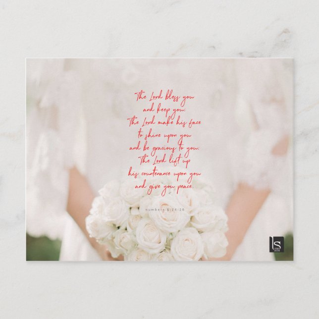 Carte Postale Joyeuse fête des Mères (Nombres 6:24-26) (Devant)