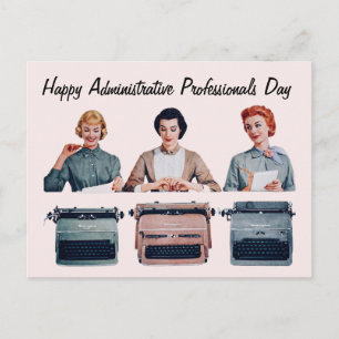 Carte Postale Joyeuse Fête des Professionnels de l'Administratio