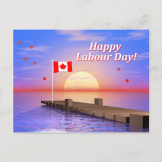 Carte Postale Joyeuse fête du travail Canada Dock