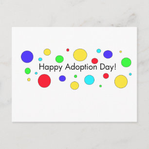 Carte Postale Joyeuse journée d'adoption