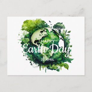 Carte Postale Joyeuse journée de la terre célébration 2026