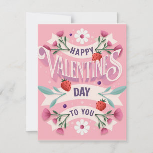 Carte Postale Joyeuse Saint-Valentin à Vous