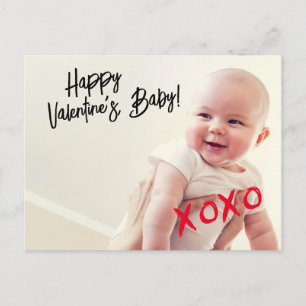 Carte Postale Joyeuse Saint-Valentin, Bébé ! Photo xoxo personna