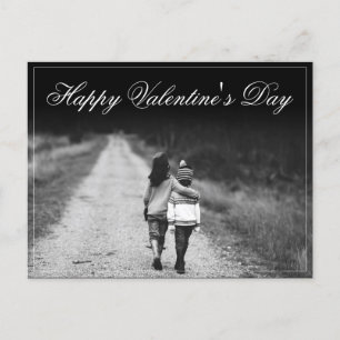 Carte Postale Joyeuse Saint-Valentin - côte à côte