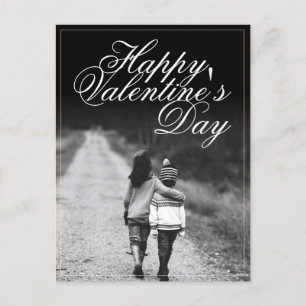 Carte Postale Joyeuse Saint-Valentin - côte à côte